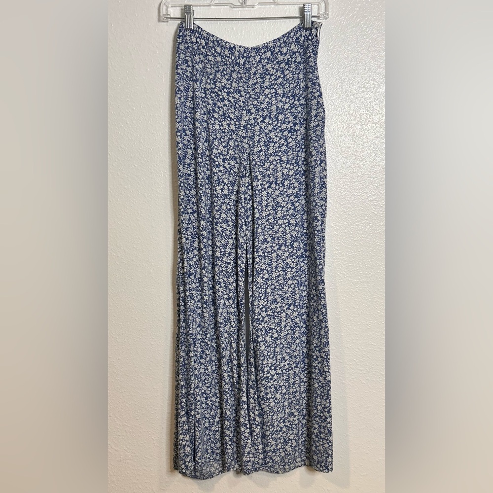 Luukse Floral Wide Leg Pants Size Small